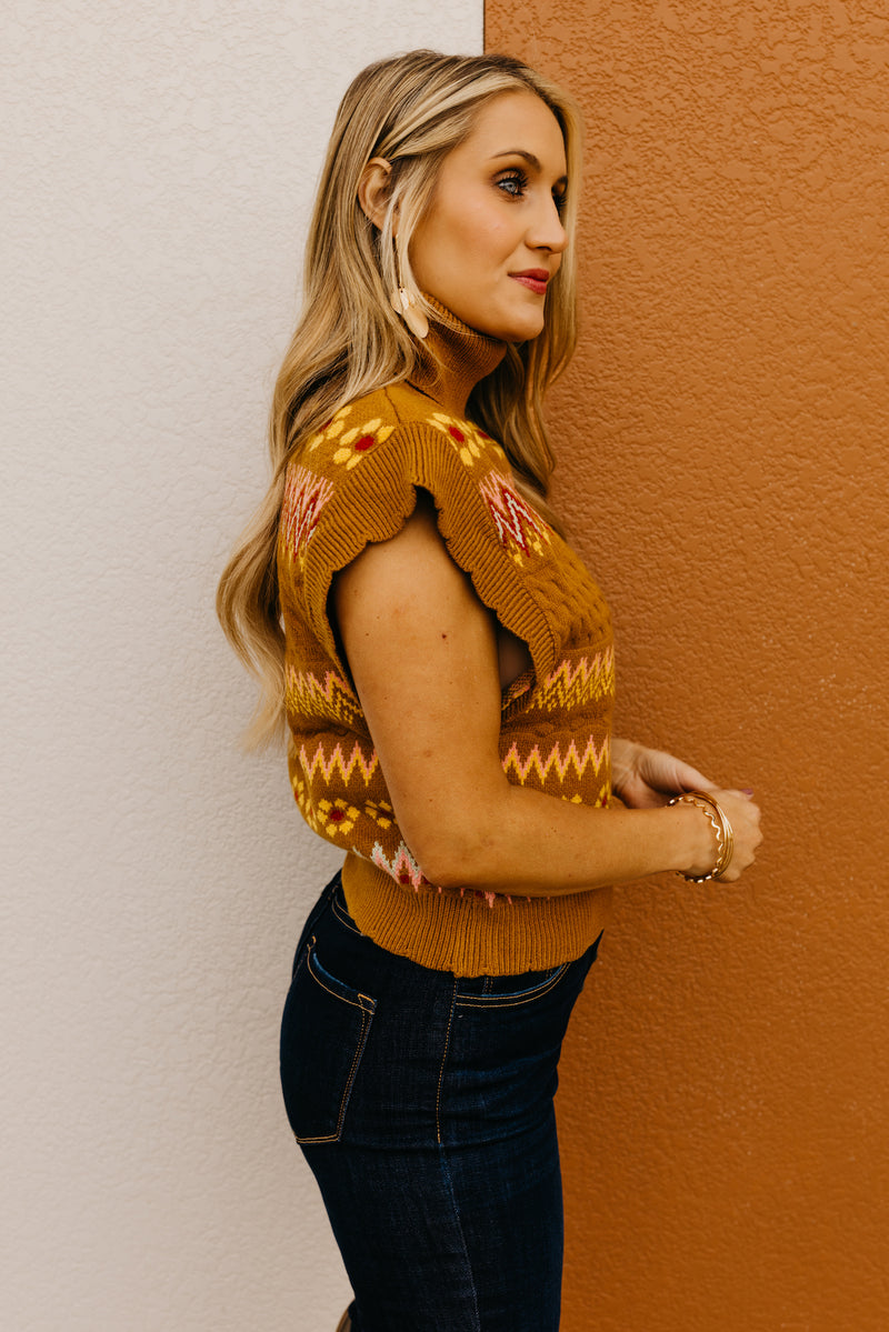 The Ira Turtleneck Sweater Vest