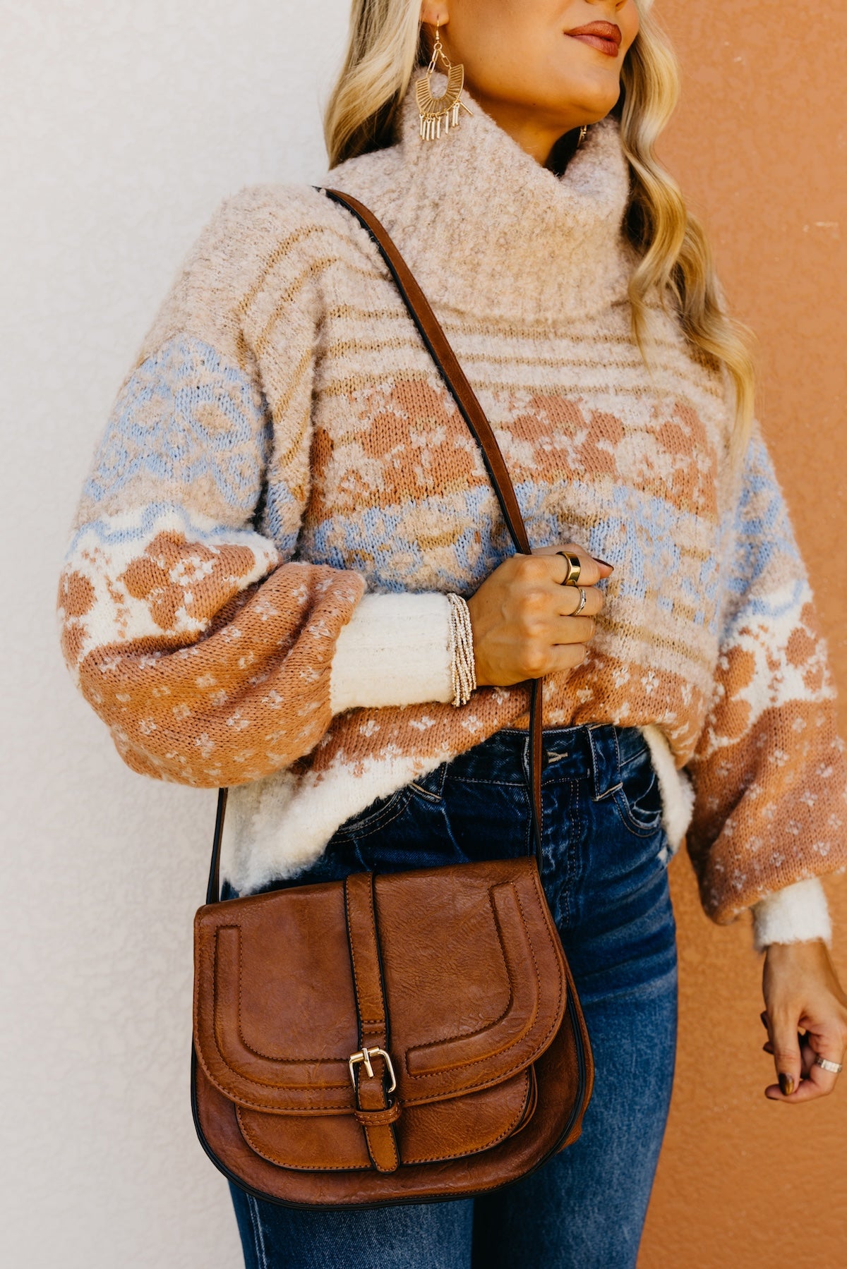 The Blair Foldover Buckle Crossbody