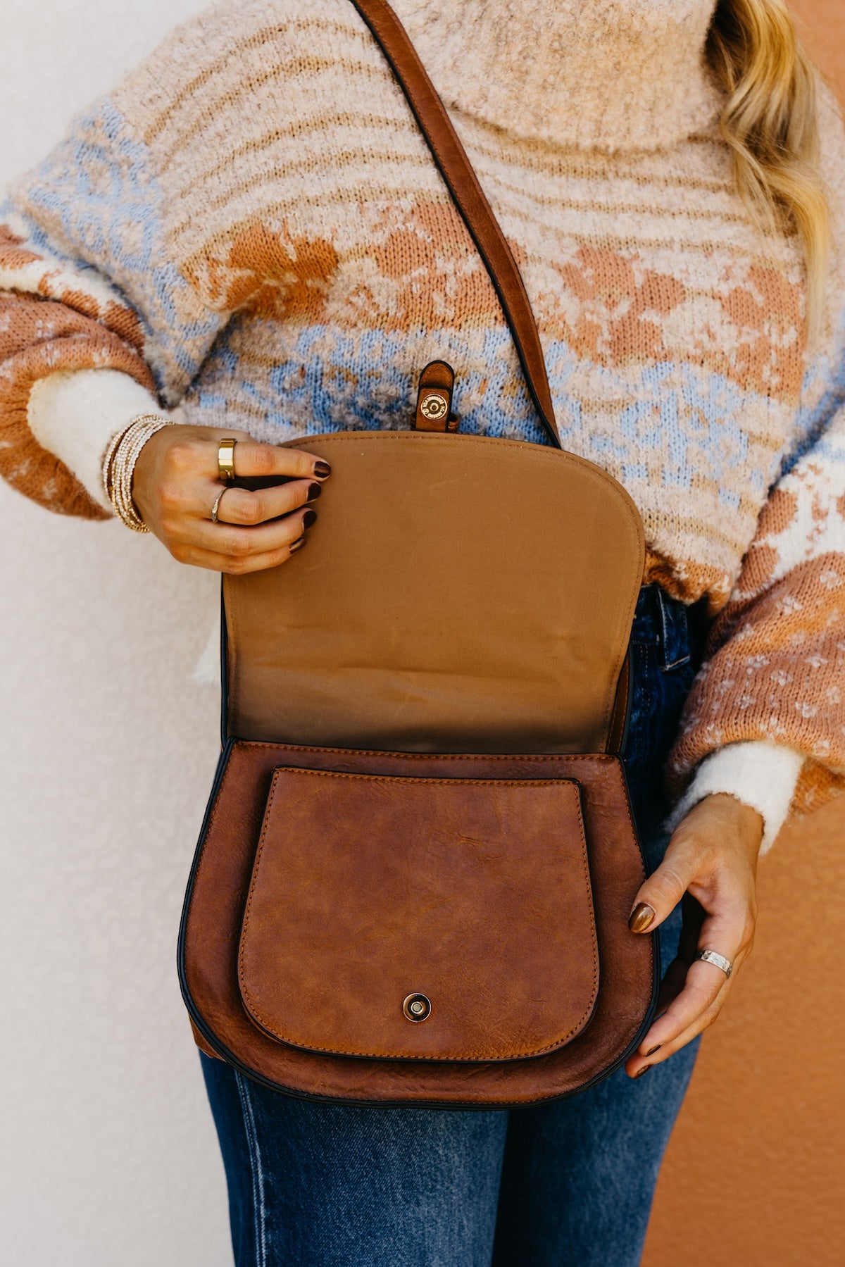 The Blair Foldover Buckle Crossbody