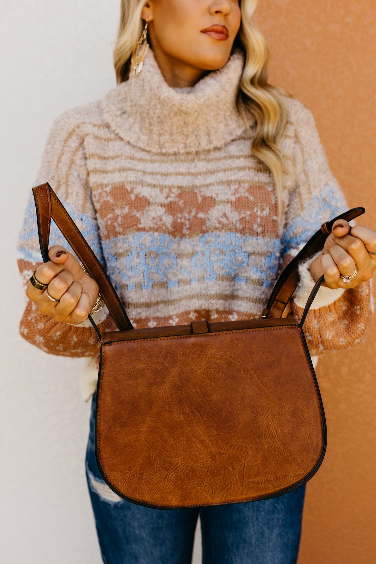 The Blair Foldover Buckle Crossbody