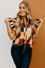 The Belle Ruffle Smock Sleeve Blouse