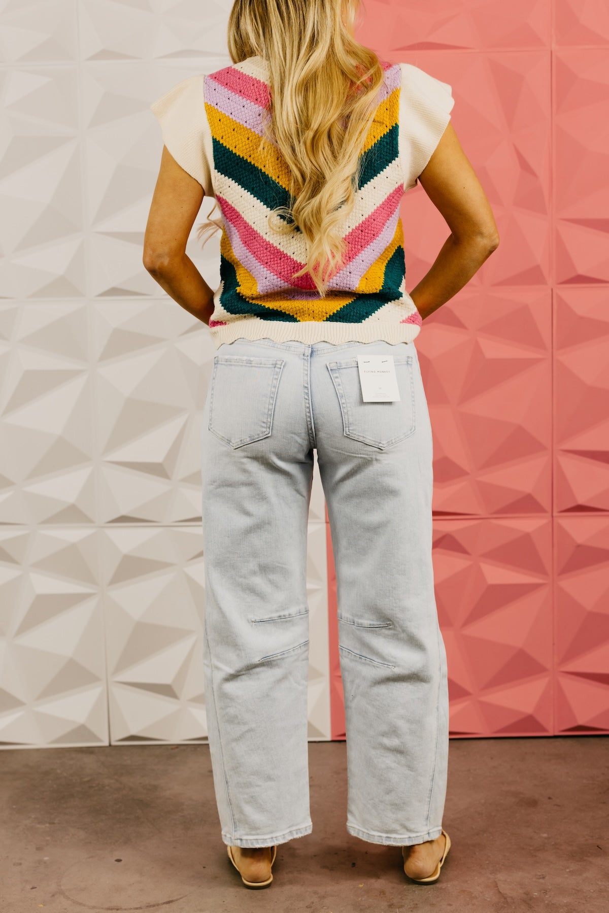 Flying Monkey Denim | The Brea Seamed High Rise Barrel Denim