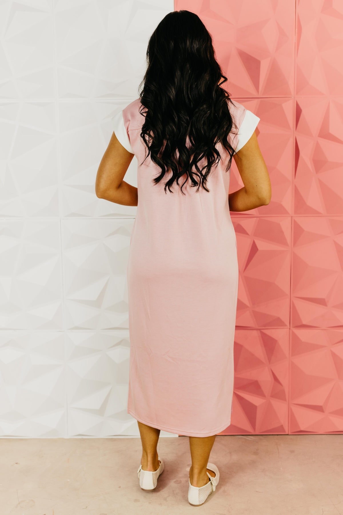 The Isabelle Side Zip Midi Dress