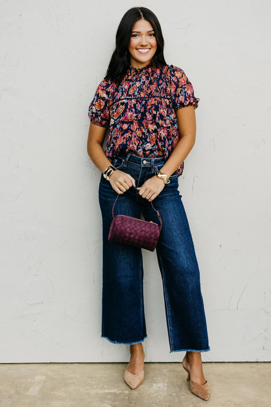 The Klare Floral Woven Top