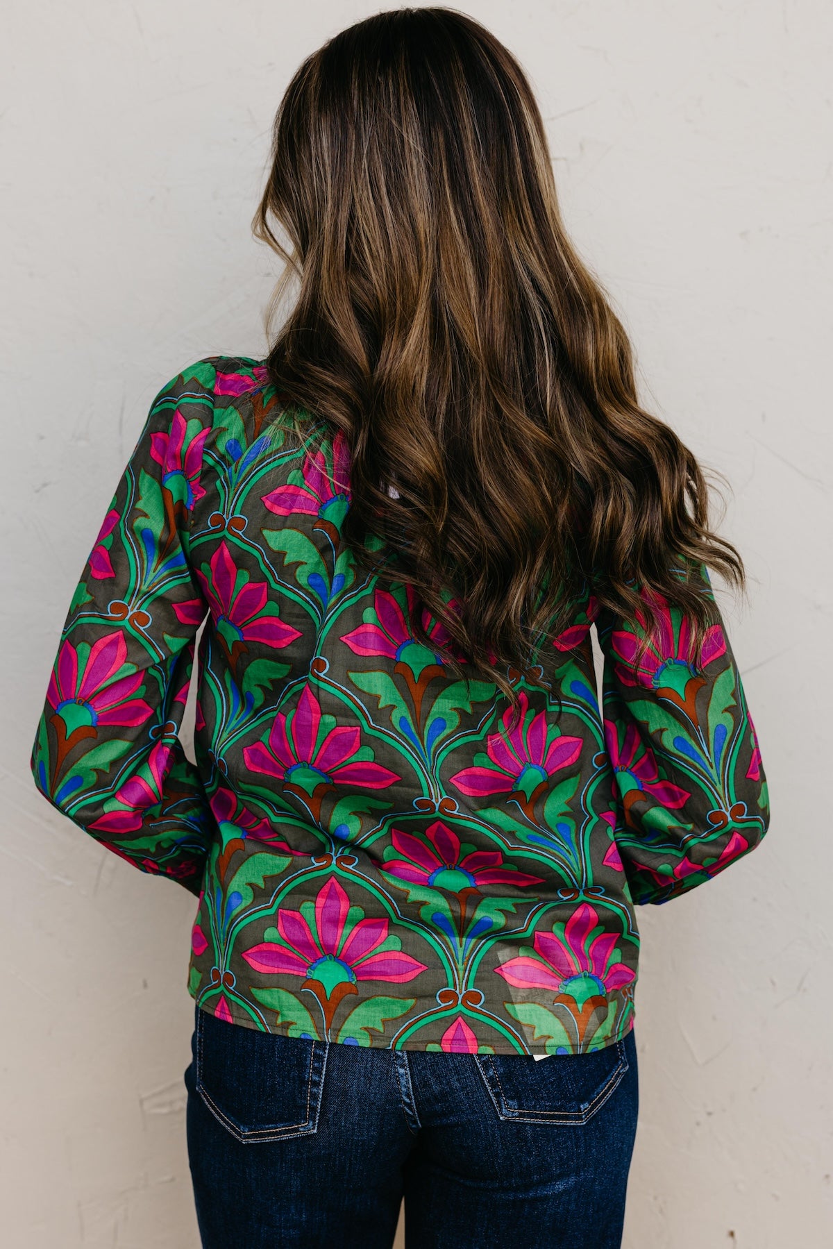 The Evanna Woven Floral Top