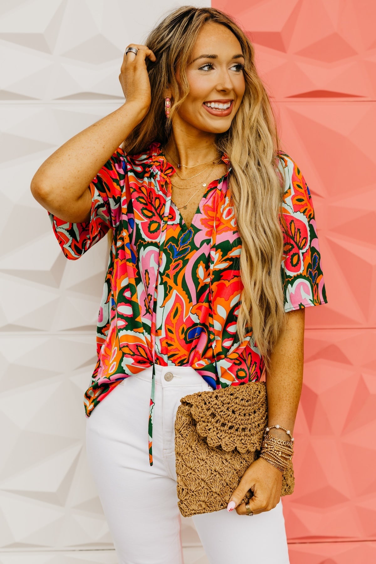 The Kalani Tie Blouse