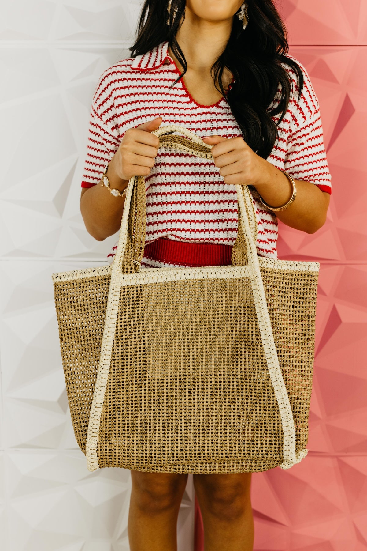 The Eleanor Woven Tote Bag