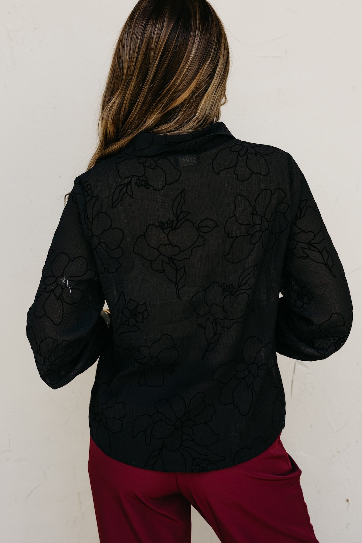 The Murph Floral Outline Shirt