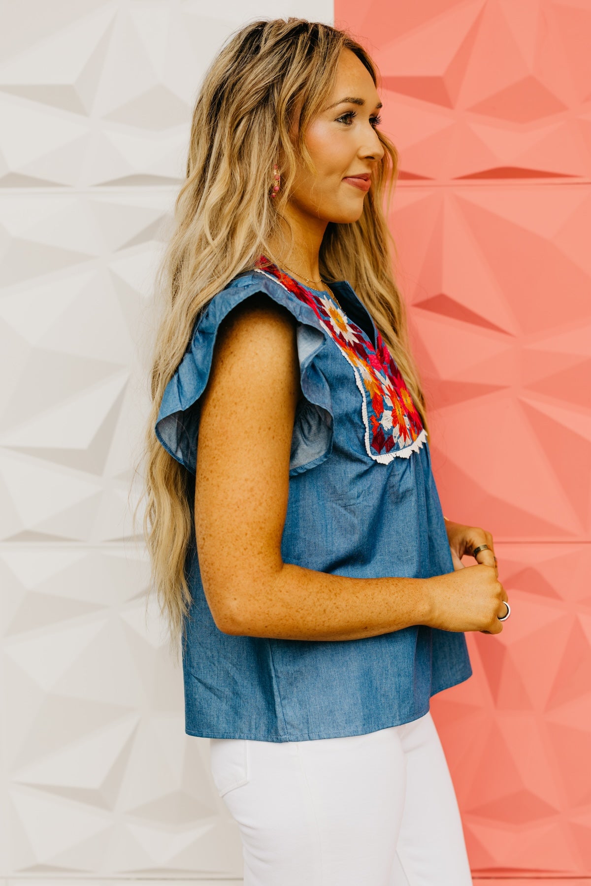 The Harlan Embroidered Top