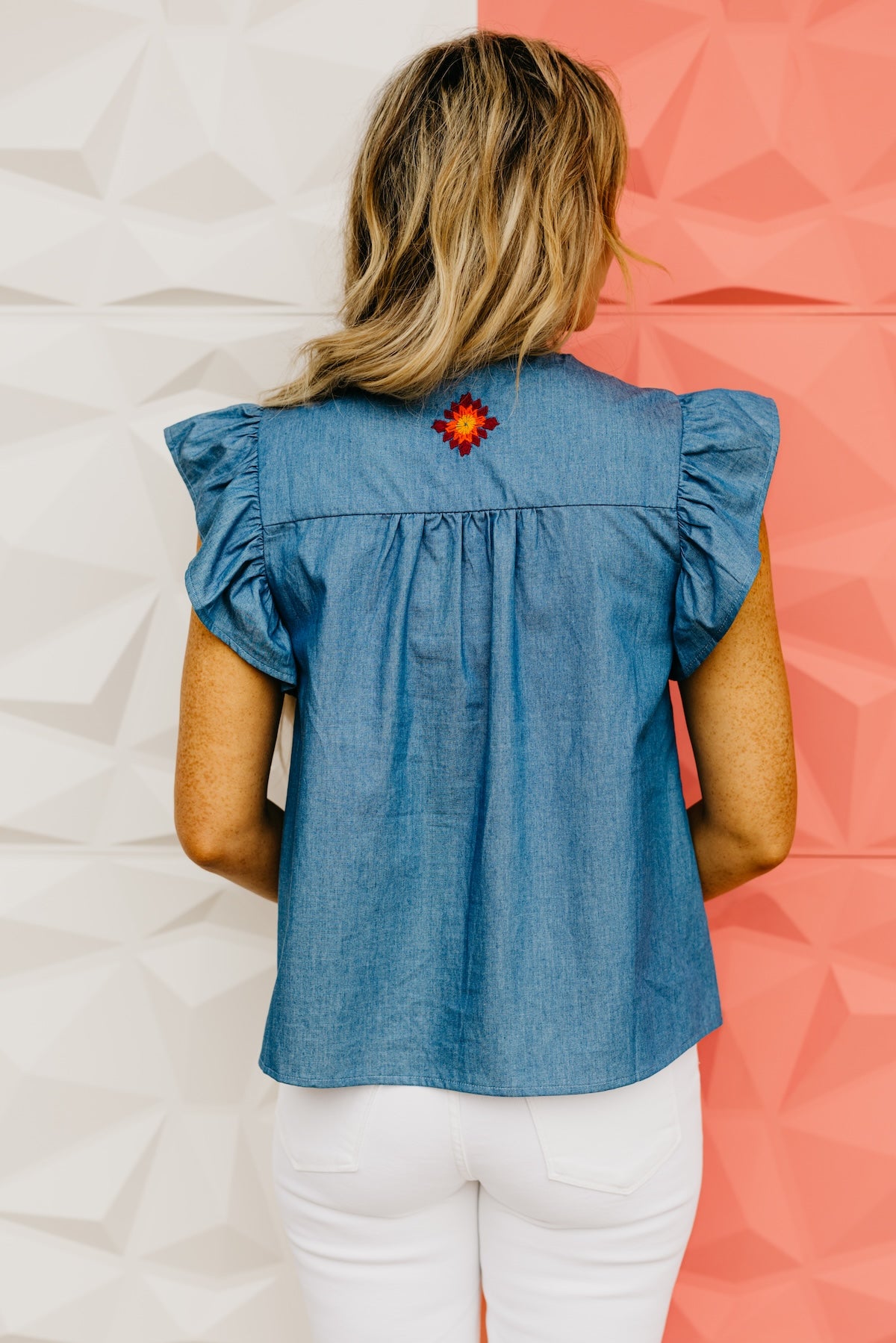 The Harlan Embroidered Top