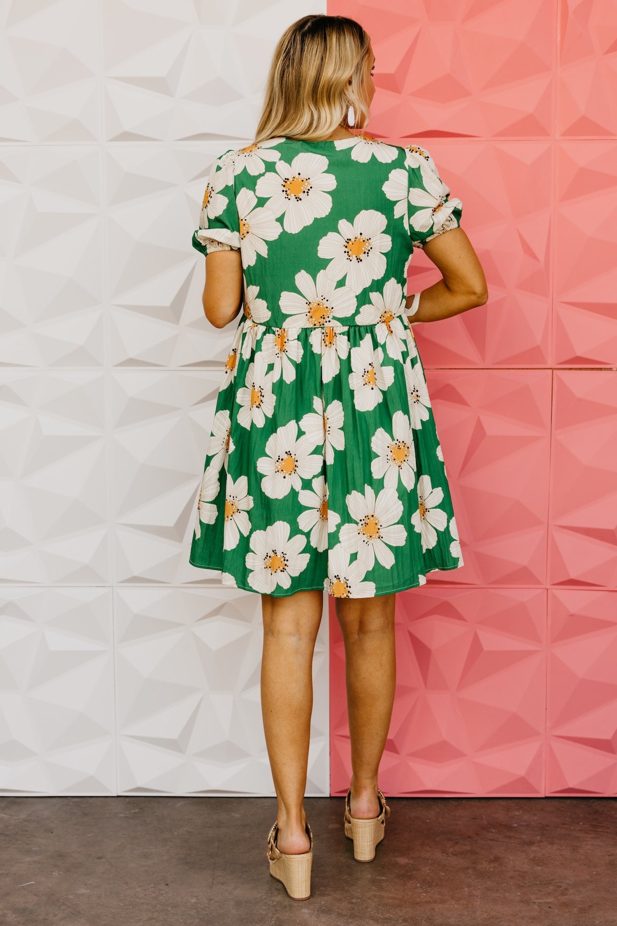 The Kami Floral Puff Sleeve Mini Dress