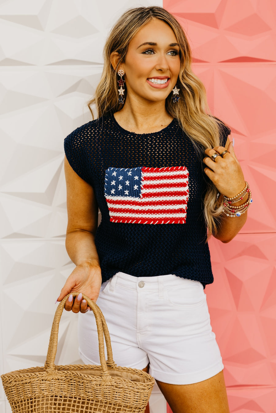 The Patriot Flag Sweater Top