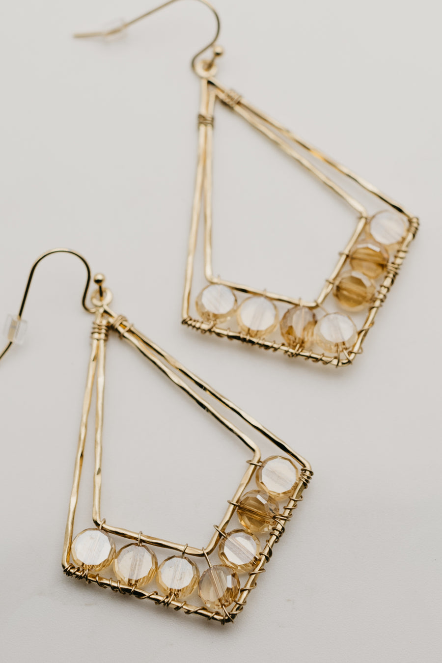 The Lennie Wrapped Crystal Earring