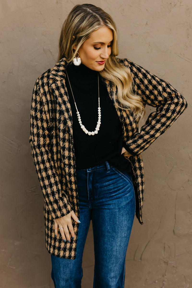 The Tori Swiss Dot Pleat Shoulder Blouse