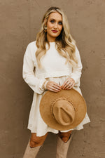 The Tori Swiss Dot Pleat Shoulder Blouse