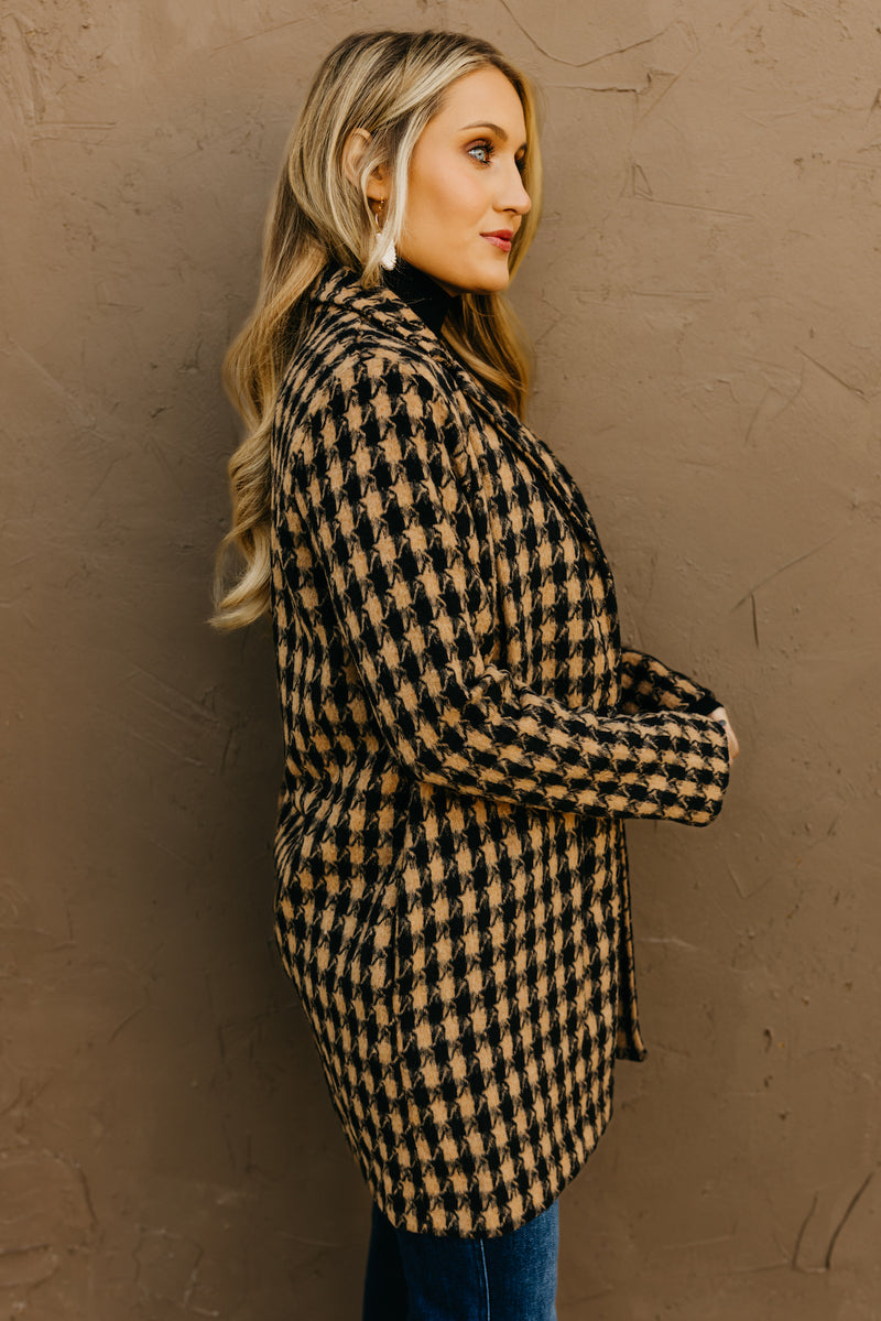 The Tori Swiss Dot Pleat Shoulder Blouse
