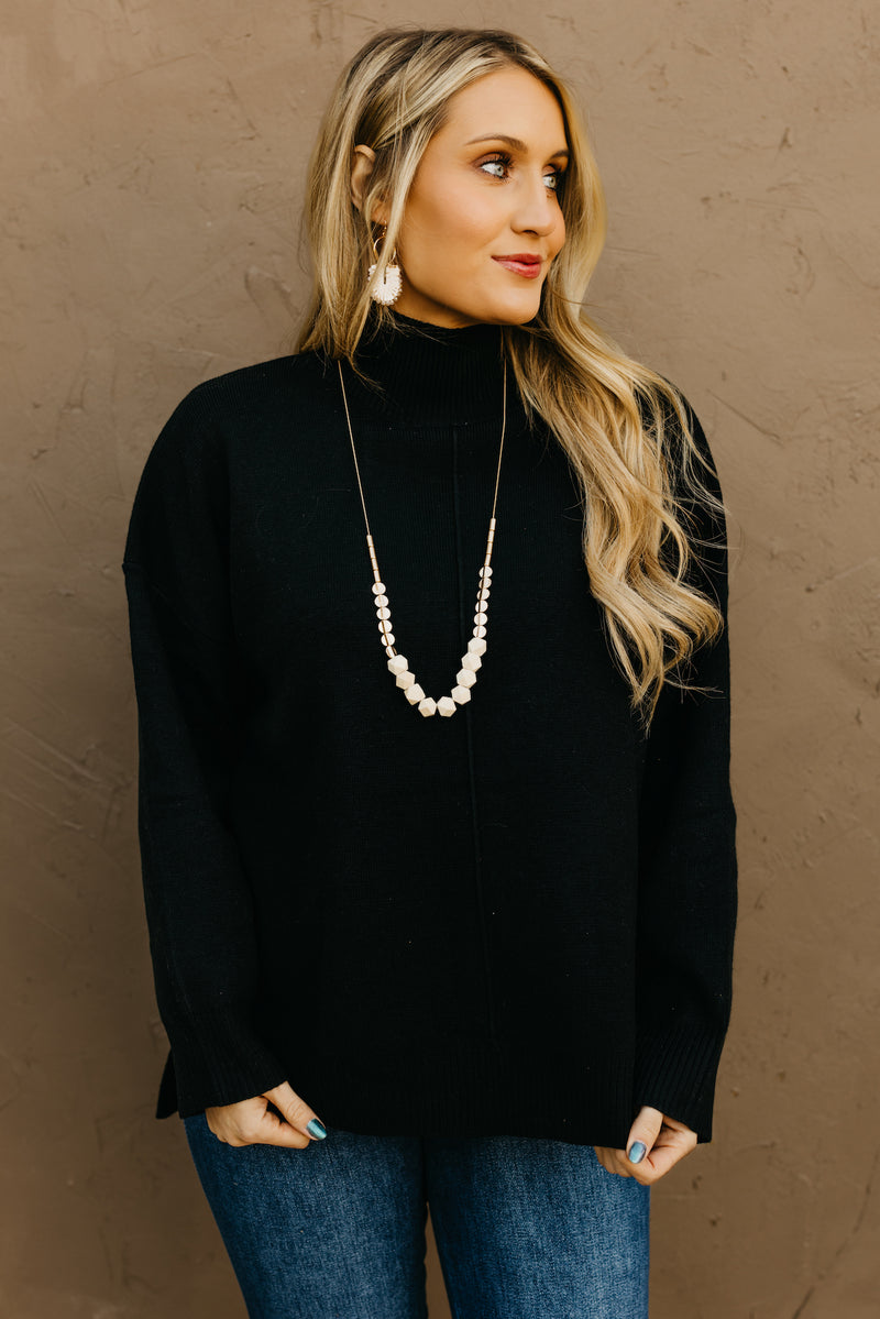 The Tori Swiss Dot Pleat Shoulder Blouse