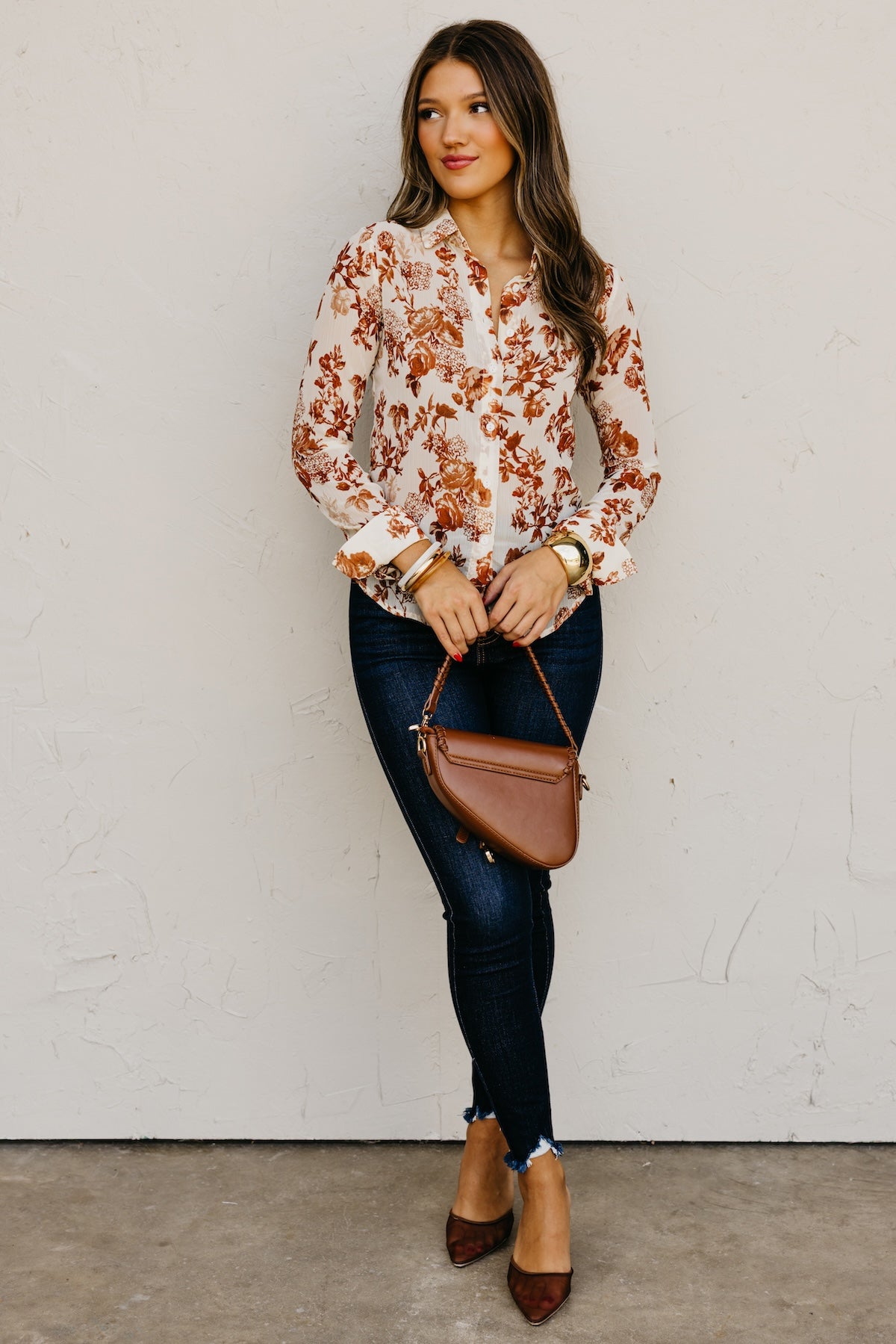 The Daphnie Floral Blouse