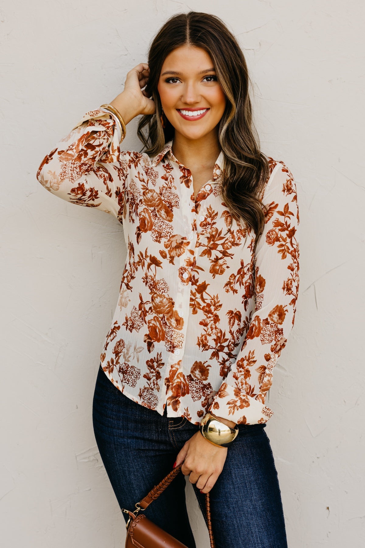 The Daphnie Floral Blouse