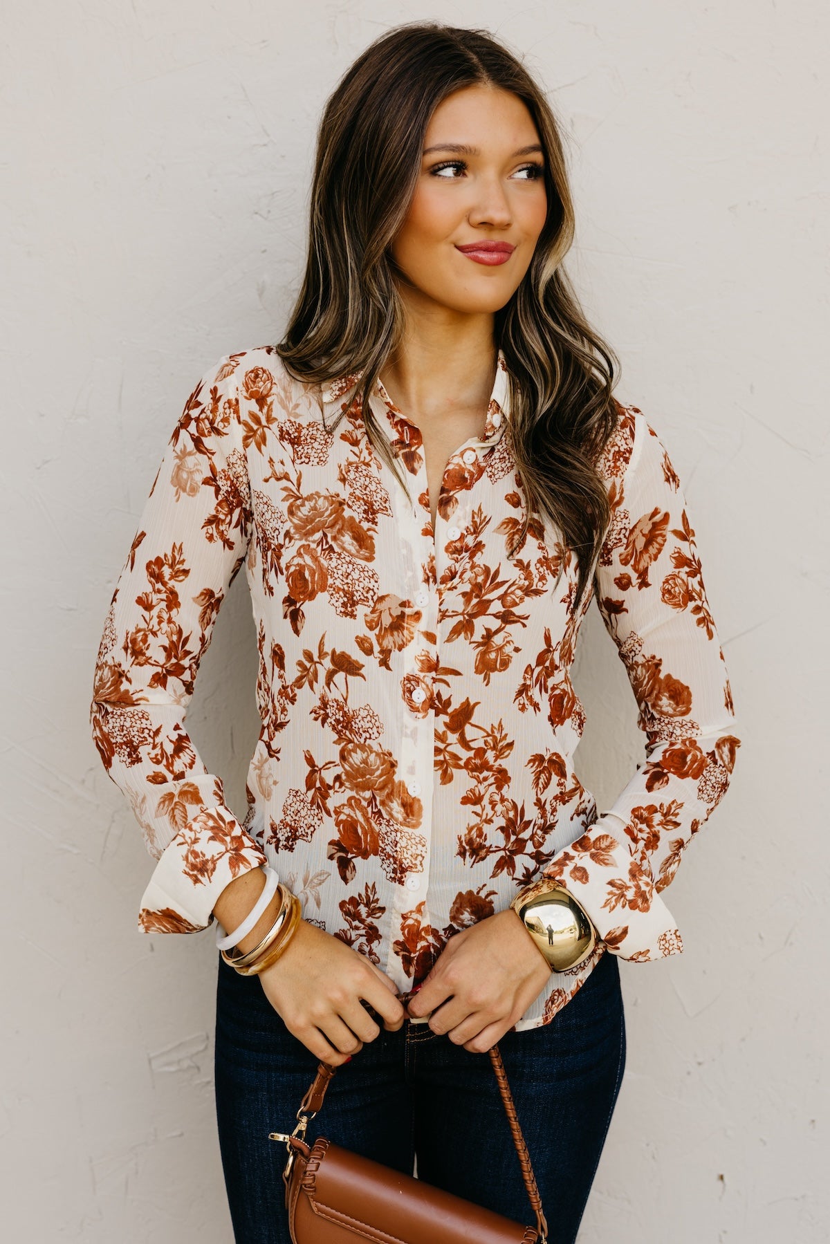 The Daphnie Floral Blouse