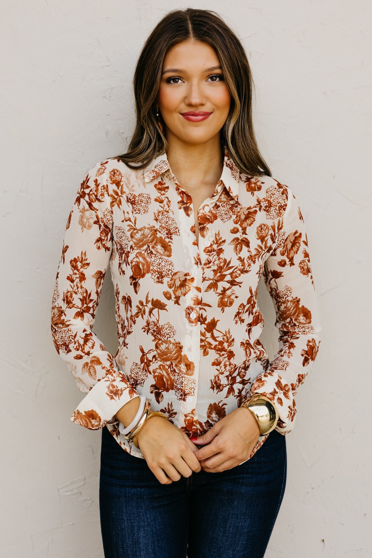 The Daphnie Floral Blouse