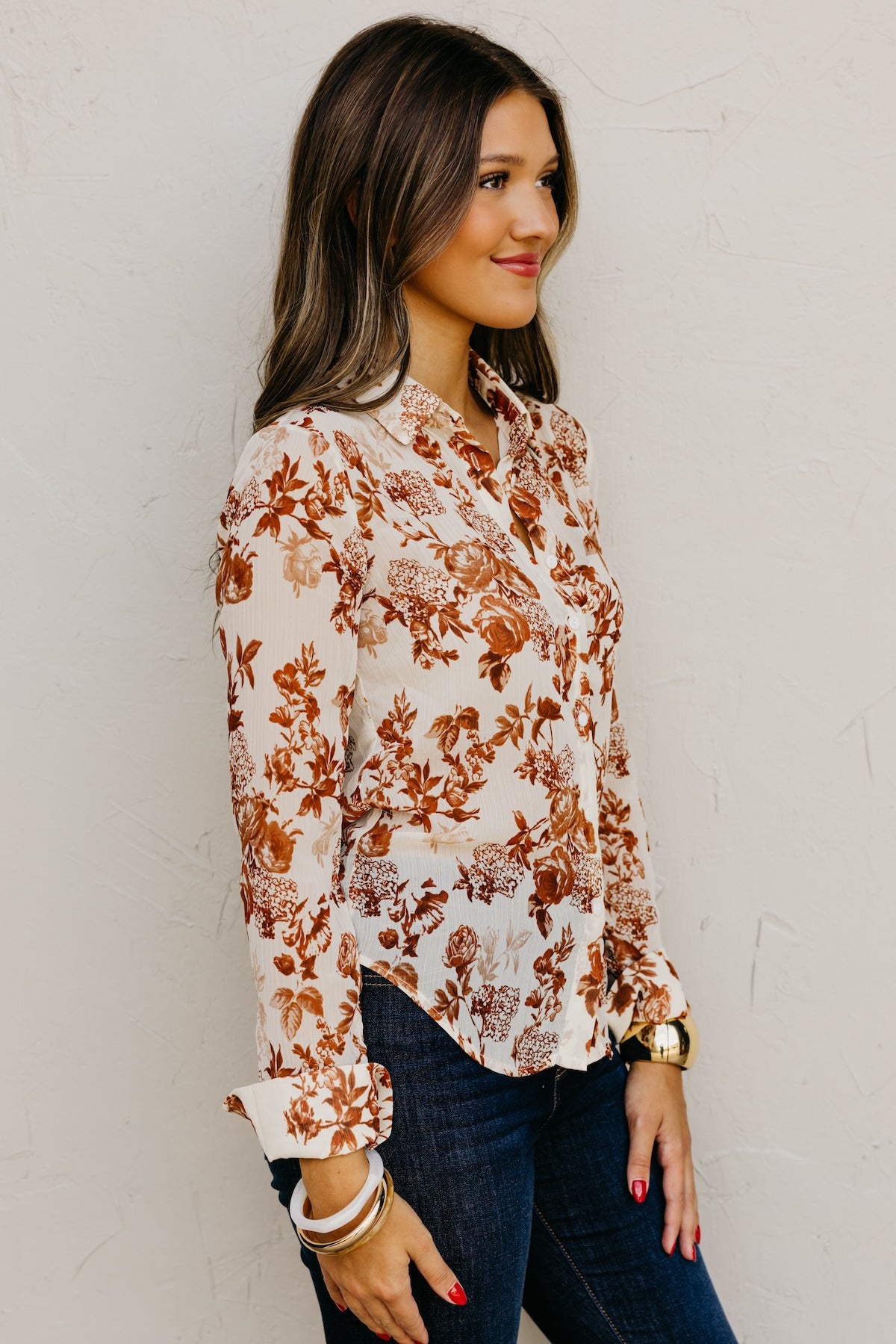 The Daphnie Floral Blouse