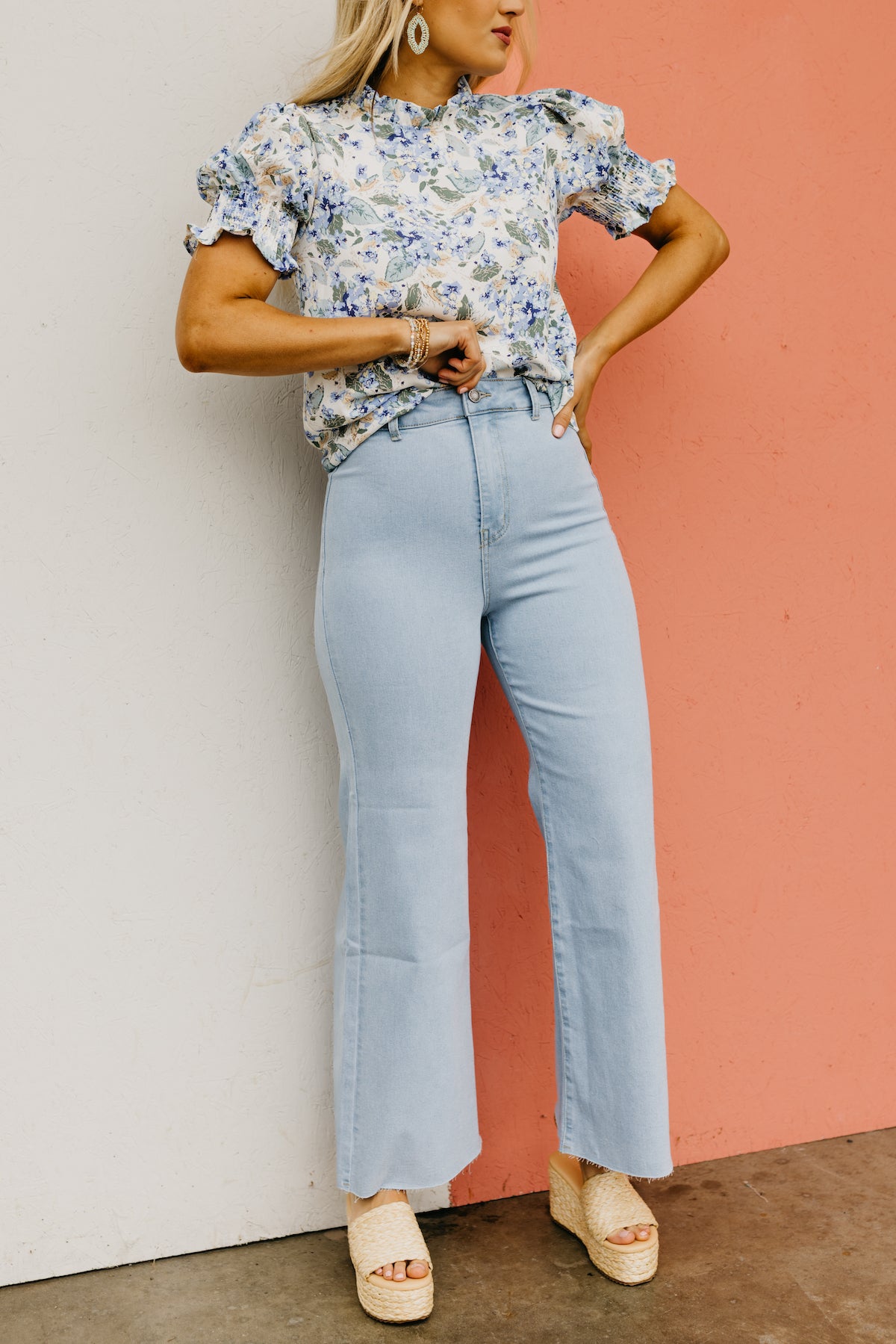 The Izaiah Stretch Wide Leg Denim