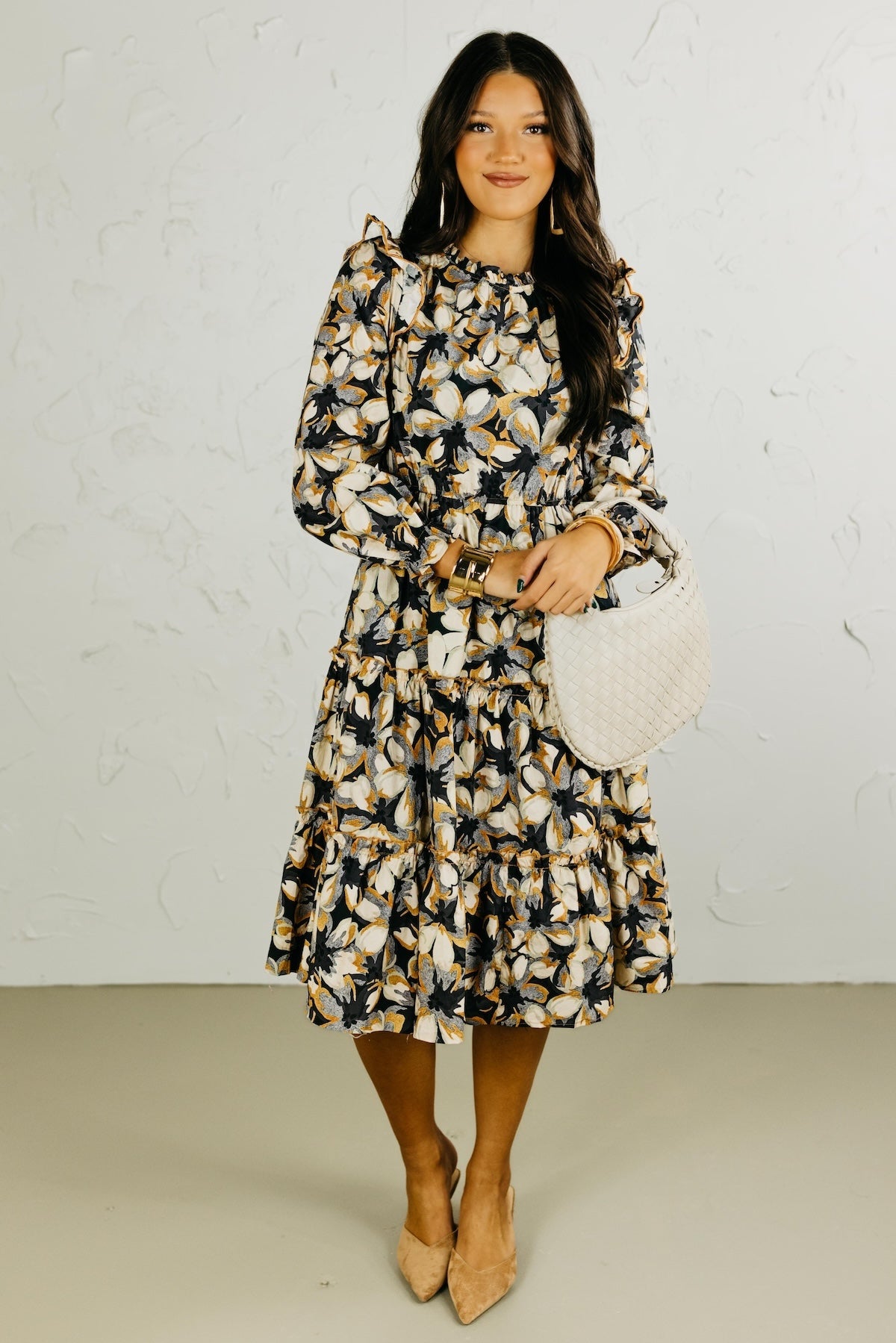 The Finley Floral Midi Dress