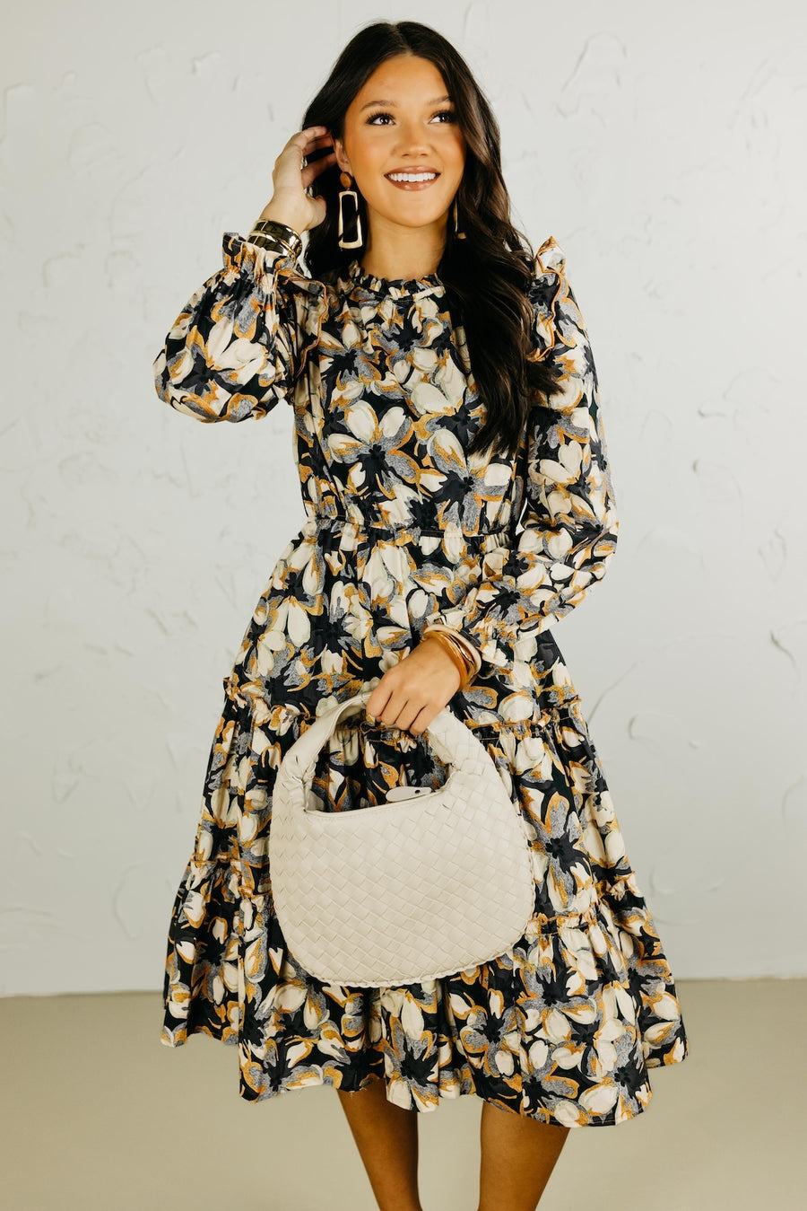 The Finley Floral Midi Dress
