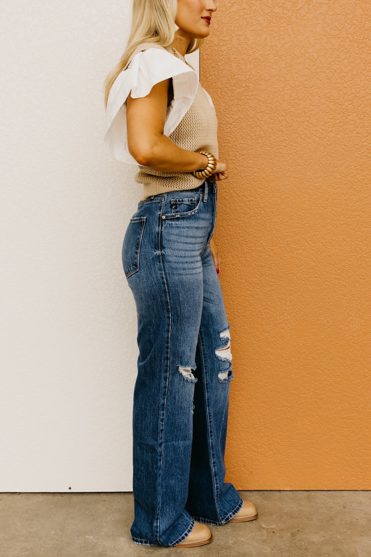 Kan Can Denim | 90's Wide Leg Flare Denim - KC8682M