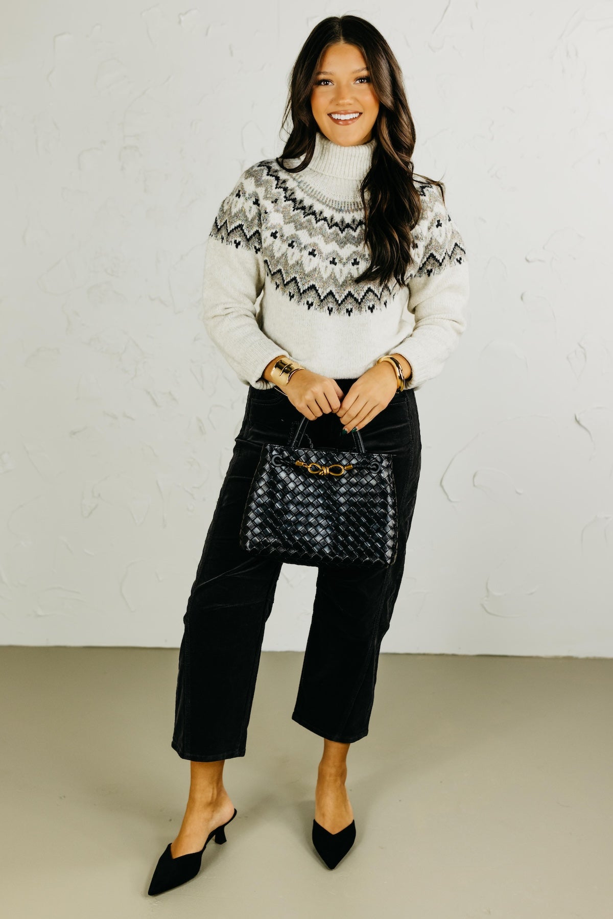 The Charlie Turtle Neck Nordic Sweater