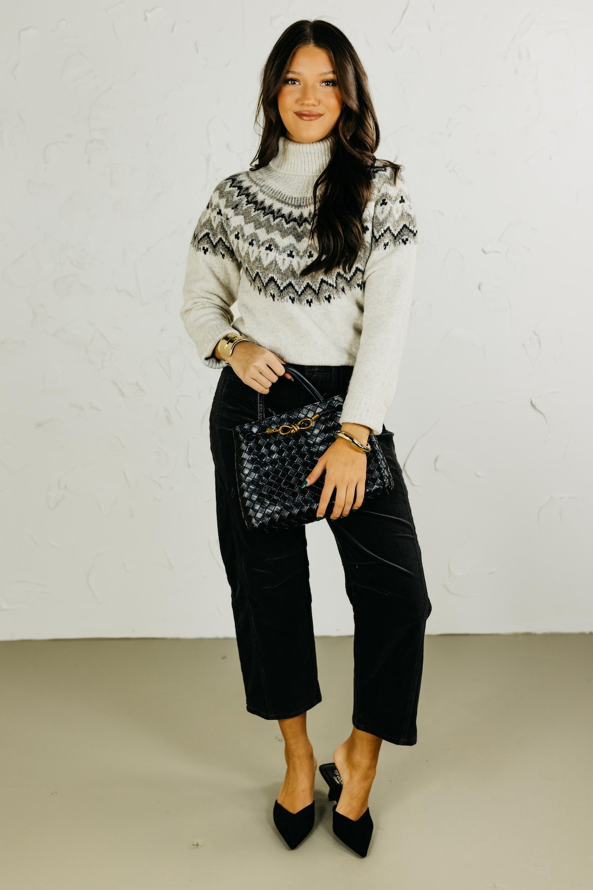 The Charlie Turtle Neck Nordic Sweater