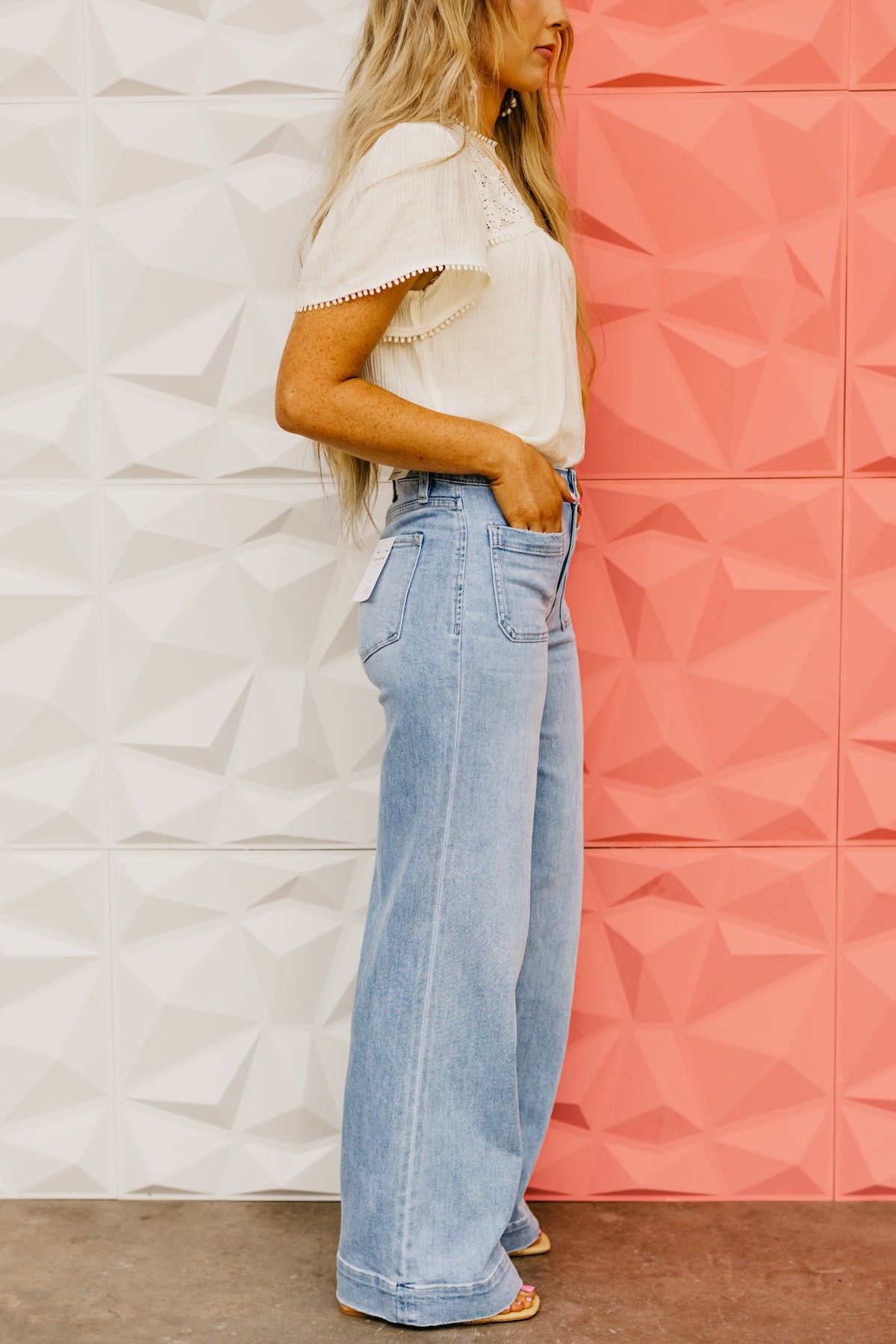 Flying Monkey | The Sara Patch Pocket Trouser Denim
