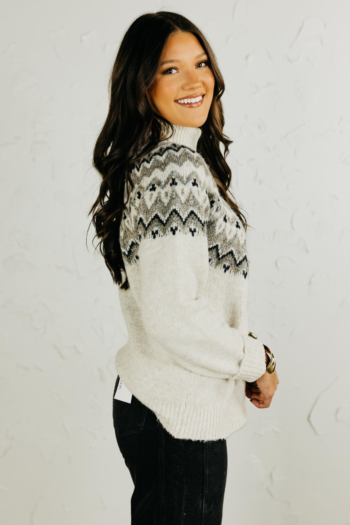 The Charlie Turtle Neck Nordic Sweater