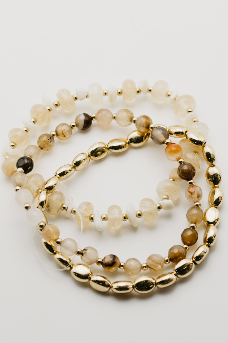 The Naomi Beaded Stretch Bracelet Set