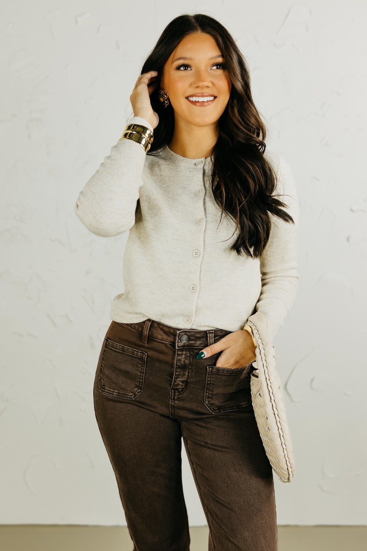 The Emery Button Up Cardigan