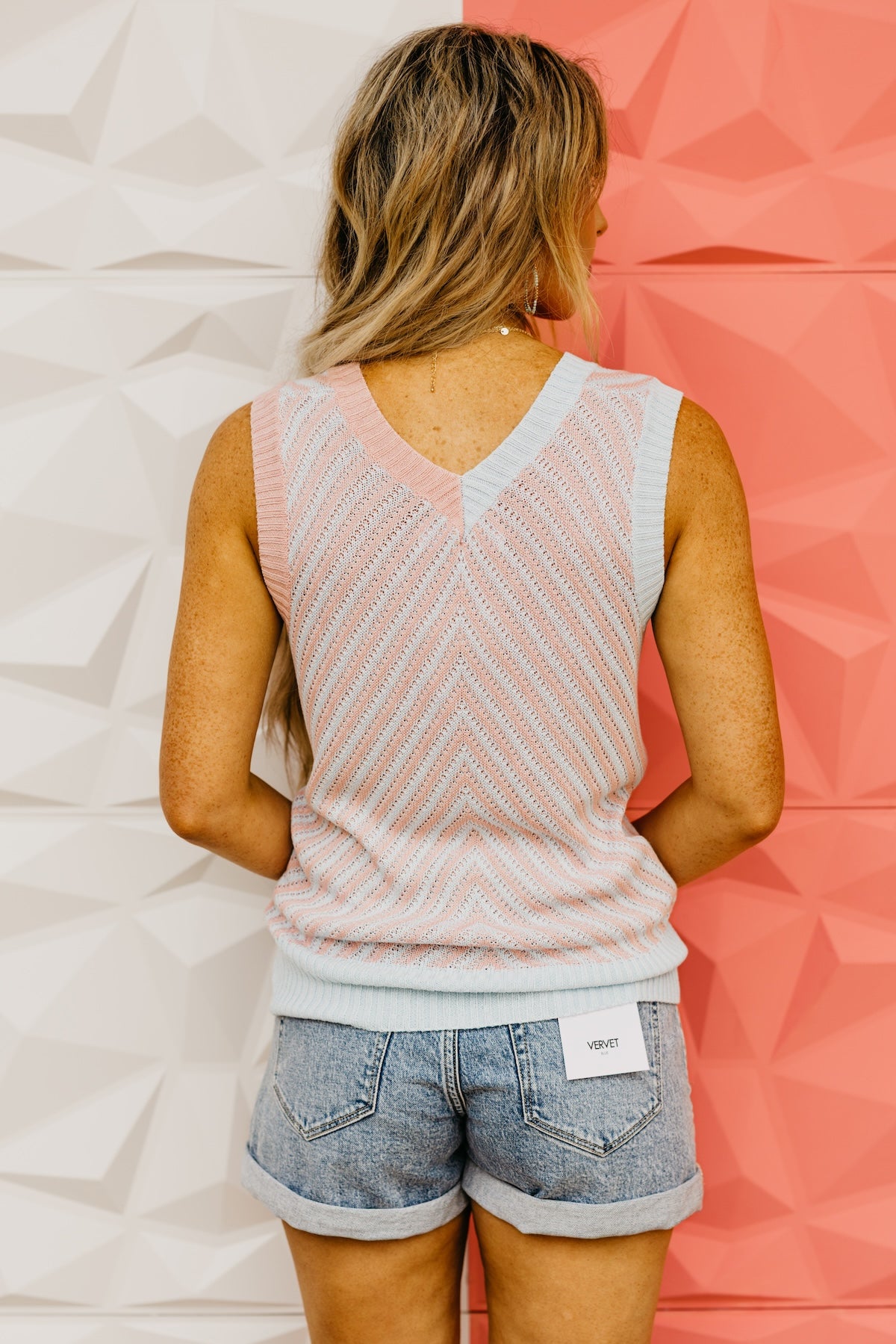 The Gunnar Chevron Knit Sweater Vest