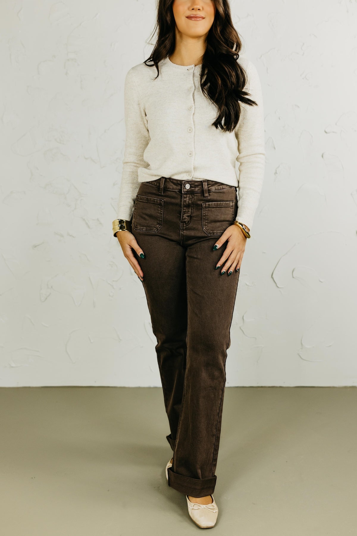 Kan Can Denim | High Rise Relaxed Flare Denim