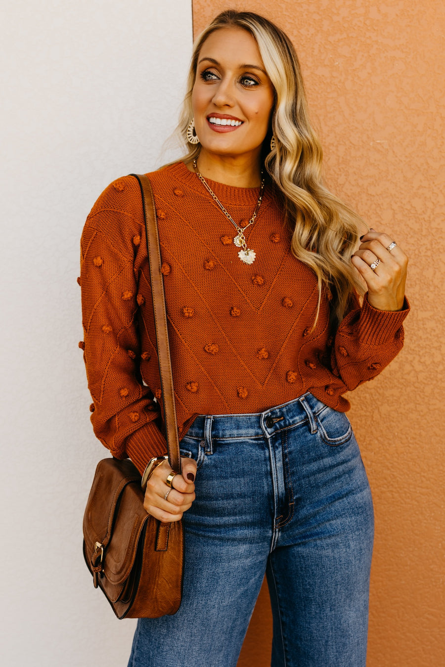 The Evalyn Pom Detail Sweater
