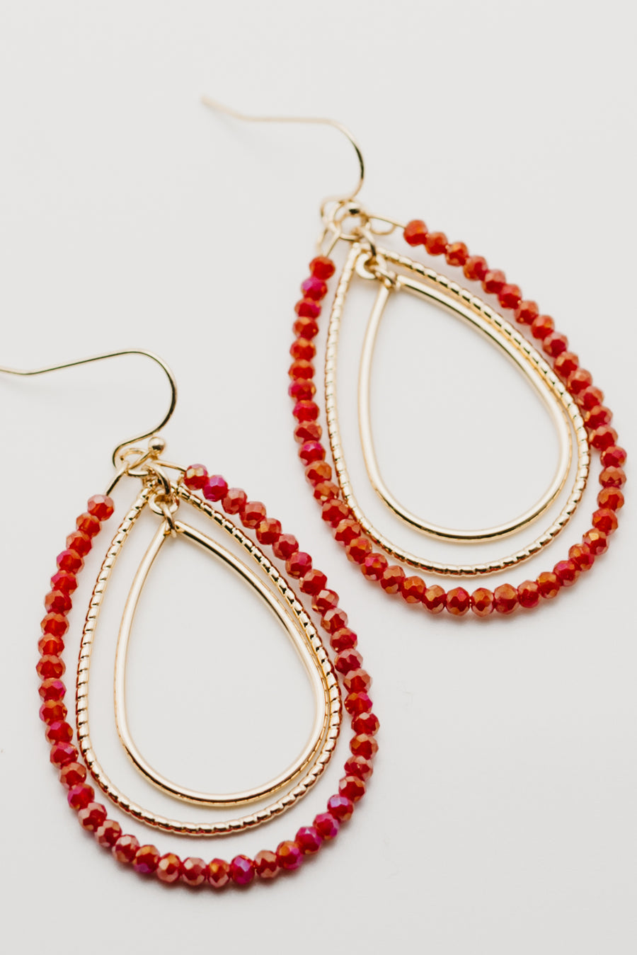The Ezra Beaded Teardrop Earring