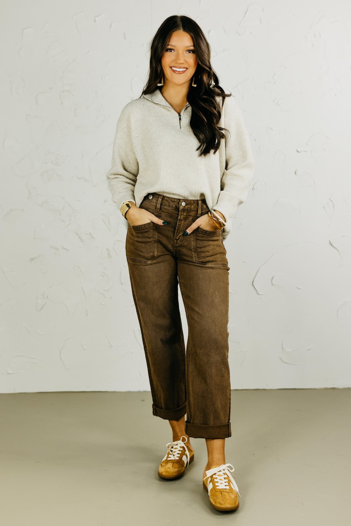 The Eden Quarter Zip Sweater