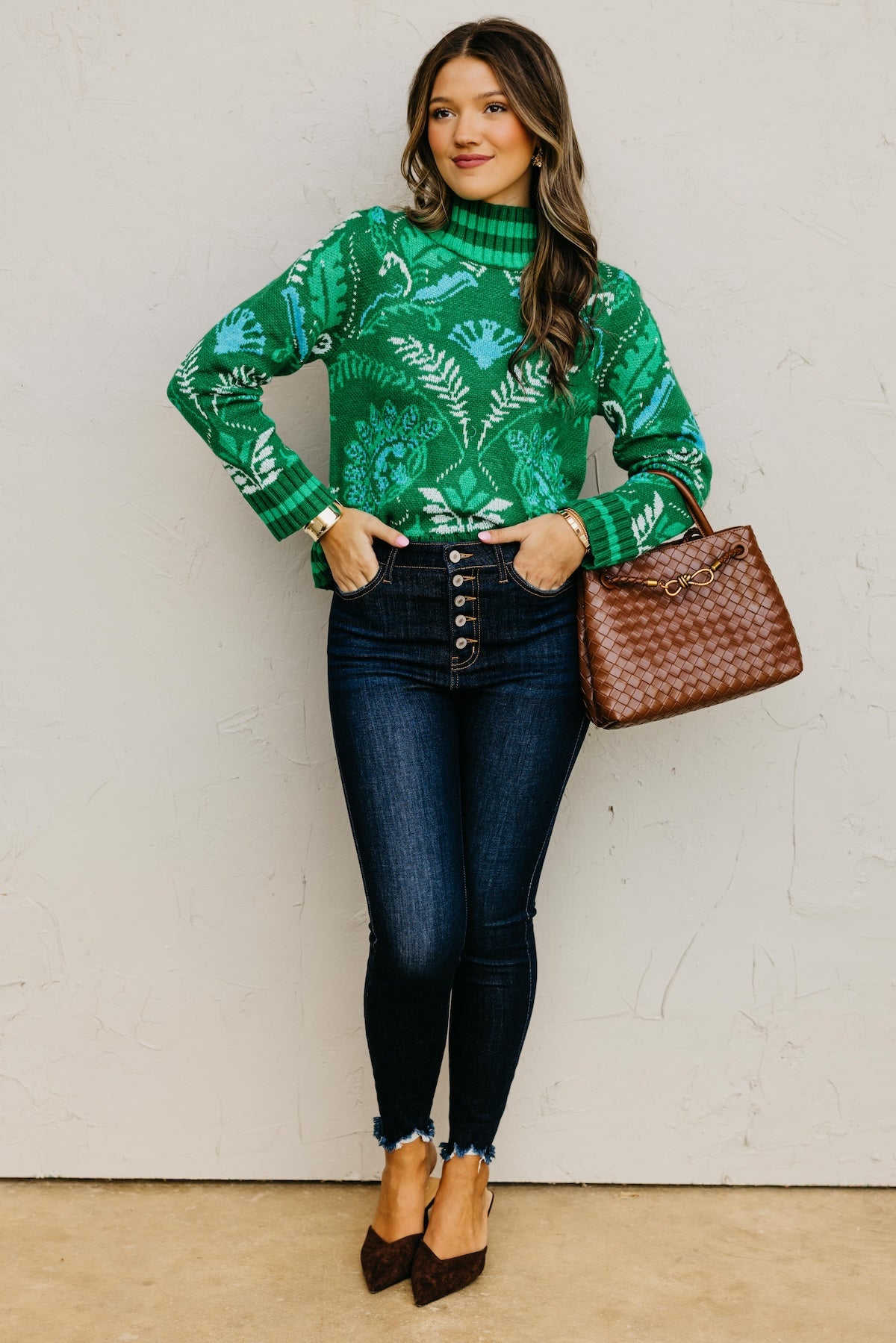 The Verda Mock Neck Sweater