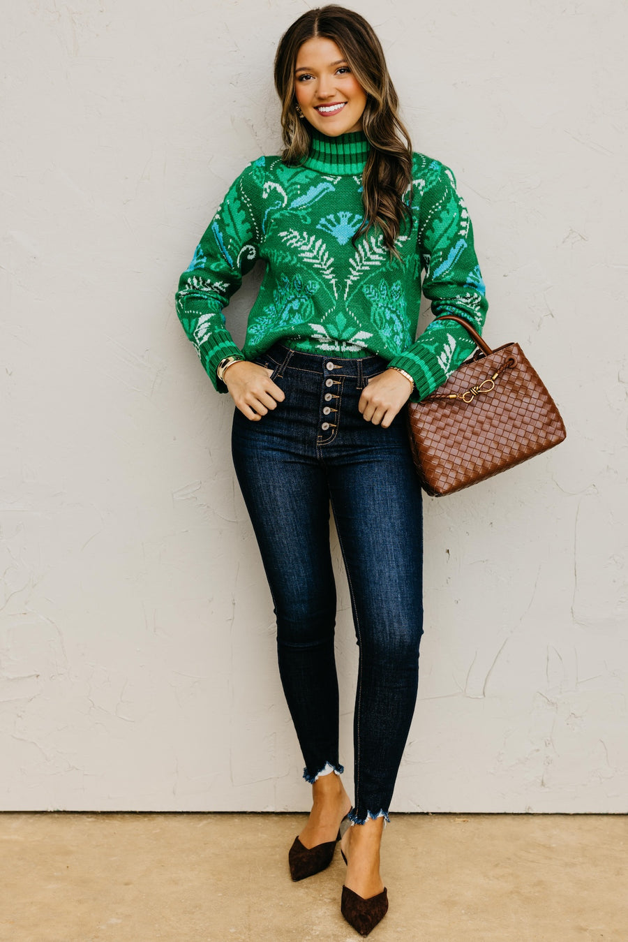 The Verda Mock Neck Sweater
