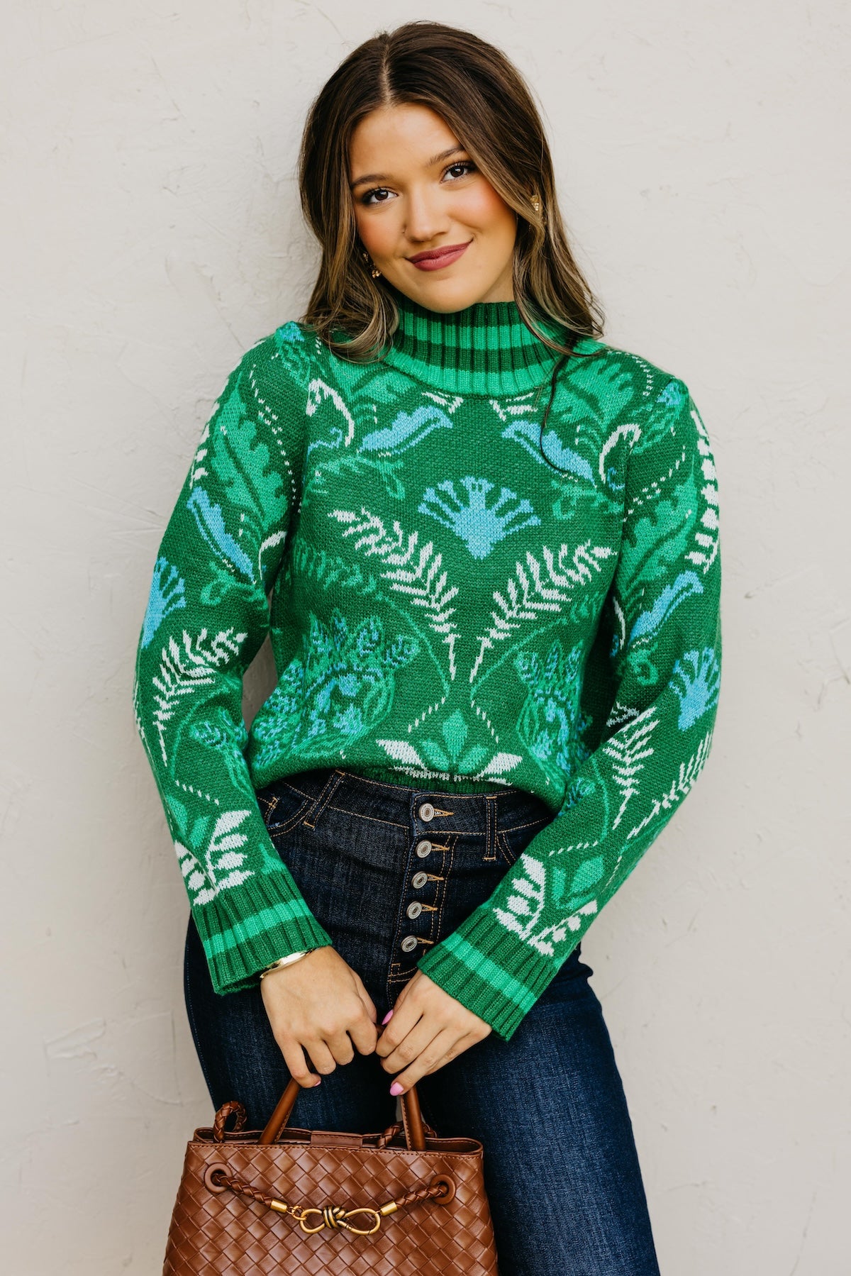 The Verda Mock Neck Sweater