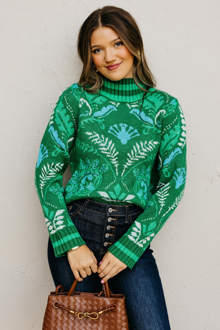 The Verda Mock Neck Sweater