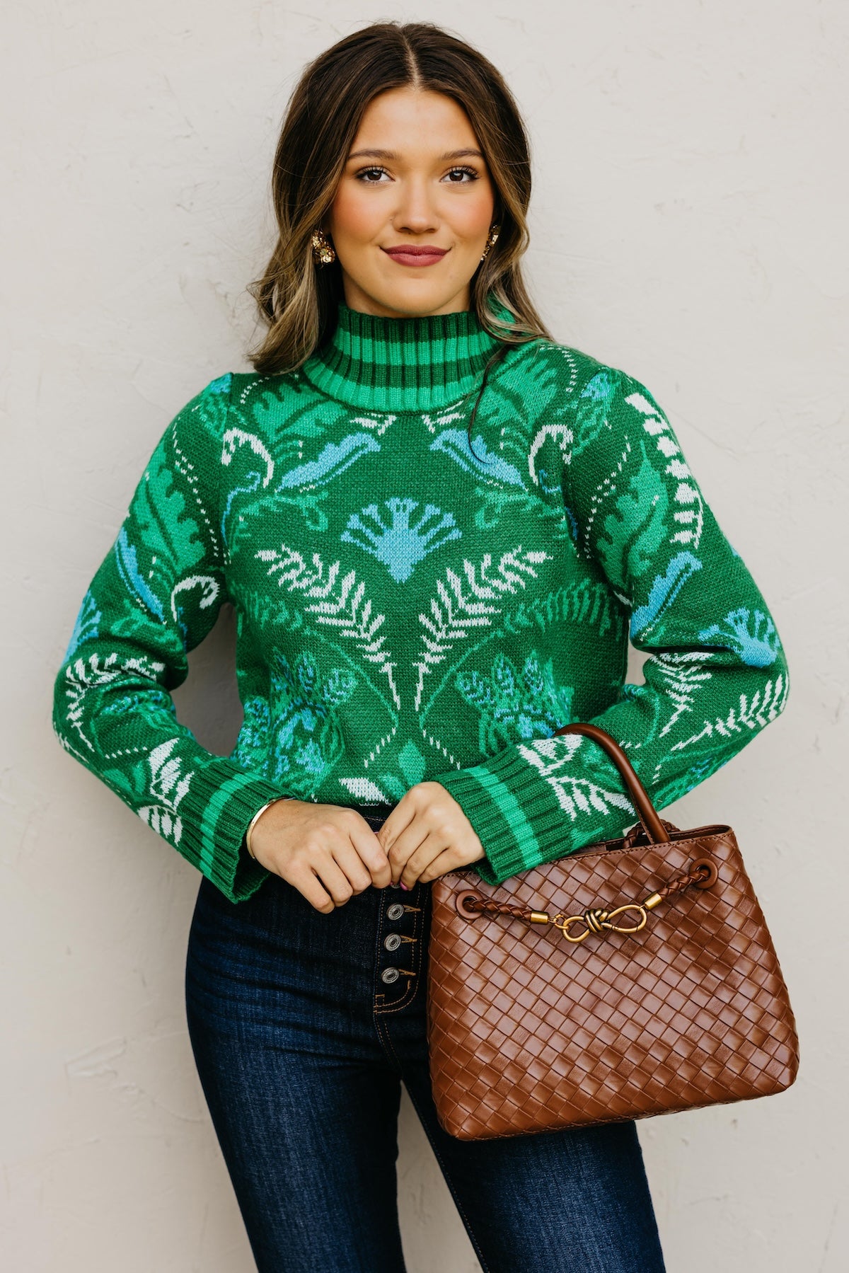 The Verda Mock Neck Sweater