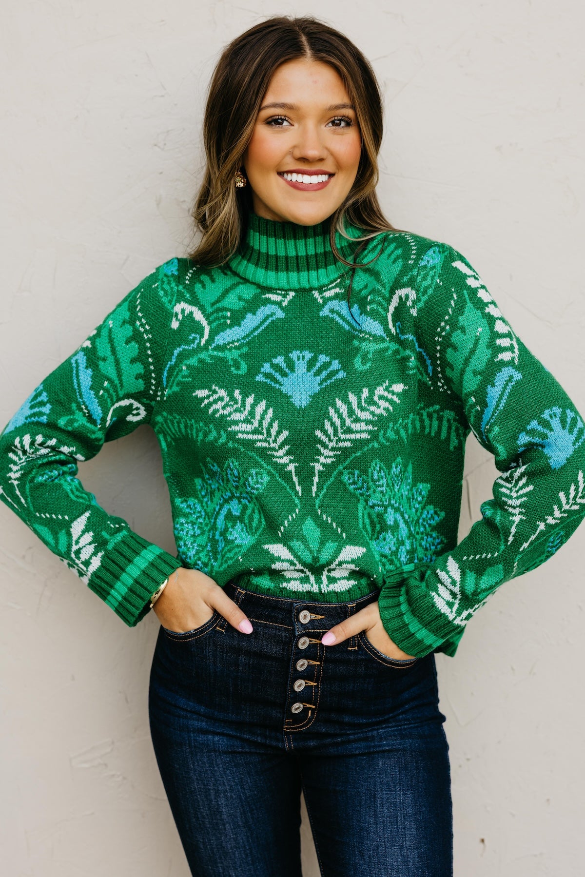 The Verda Mock Neck Sweater