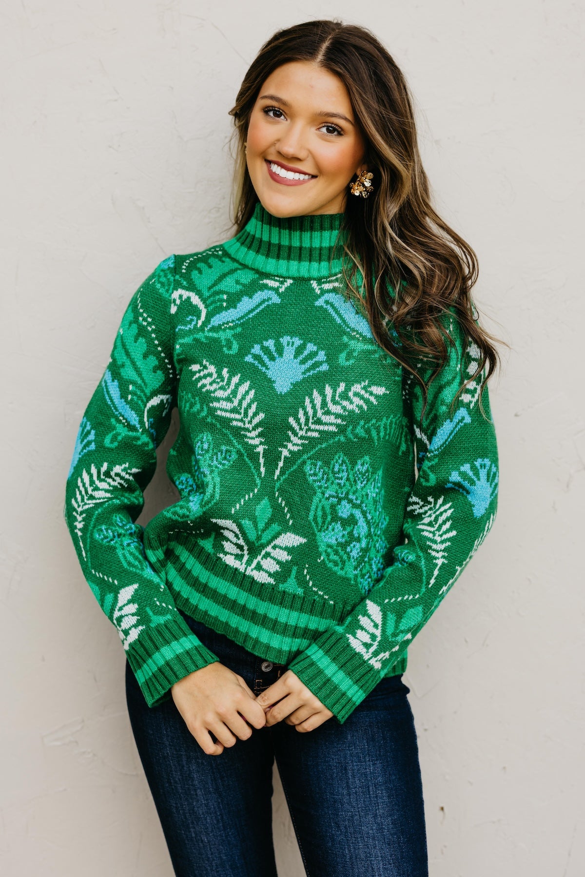The Verda Mock Neck Sweater