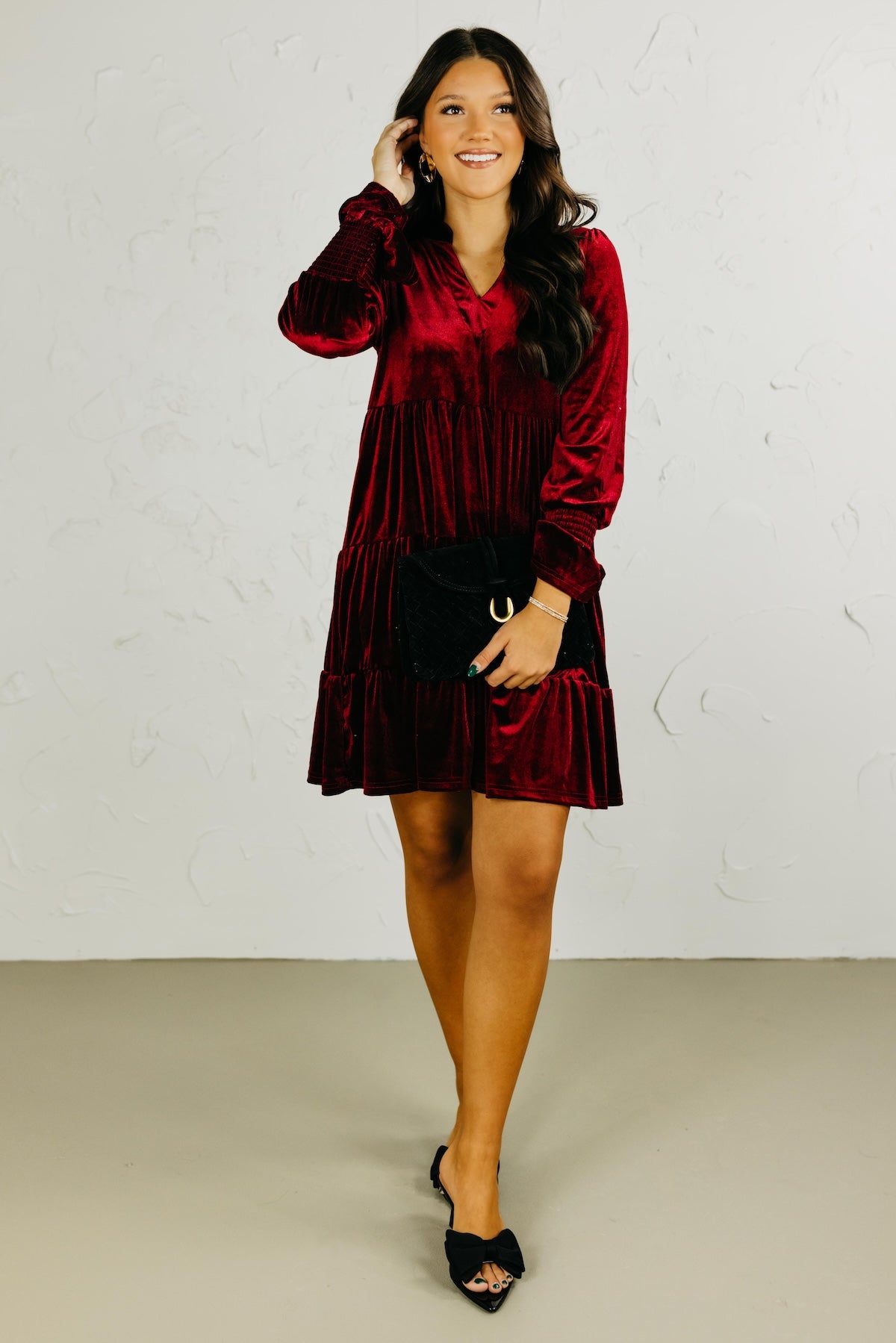 The Timmy Velvet Mini Dress