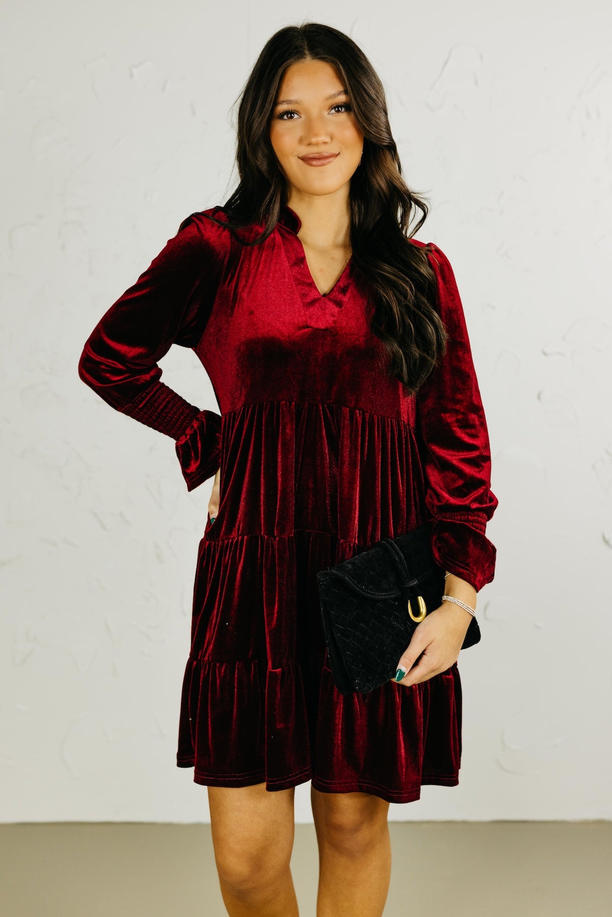 The Timmy Velvet Mini Dress